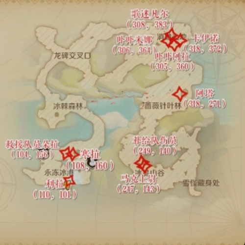 龙之国物语冰晶雪原特产位置攻略