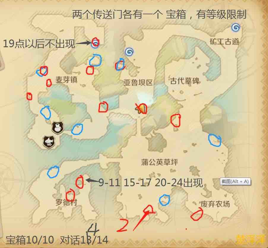 龙之国物语麦芽镇隐藏对话位置攻略