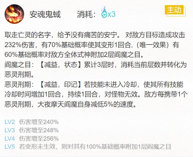 2022阴阳师大夜摩天阎魔御魂搭配什么-SP式神大夜摩天阎魔御魂搭配2022