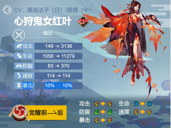 2022阴阳师心狩鬼女红叶御魂搭配什么-SP式神心狩鬼女红叶御魂搭配2022