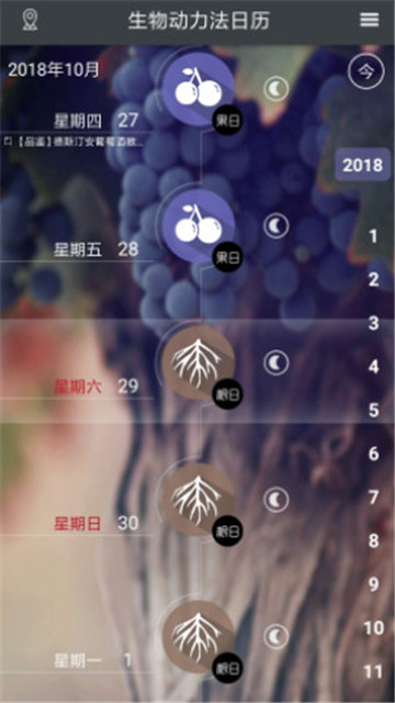 生物动力法日历2022